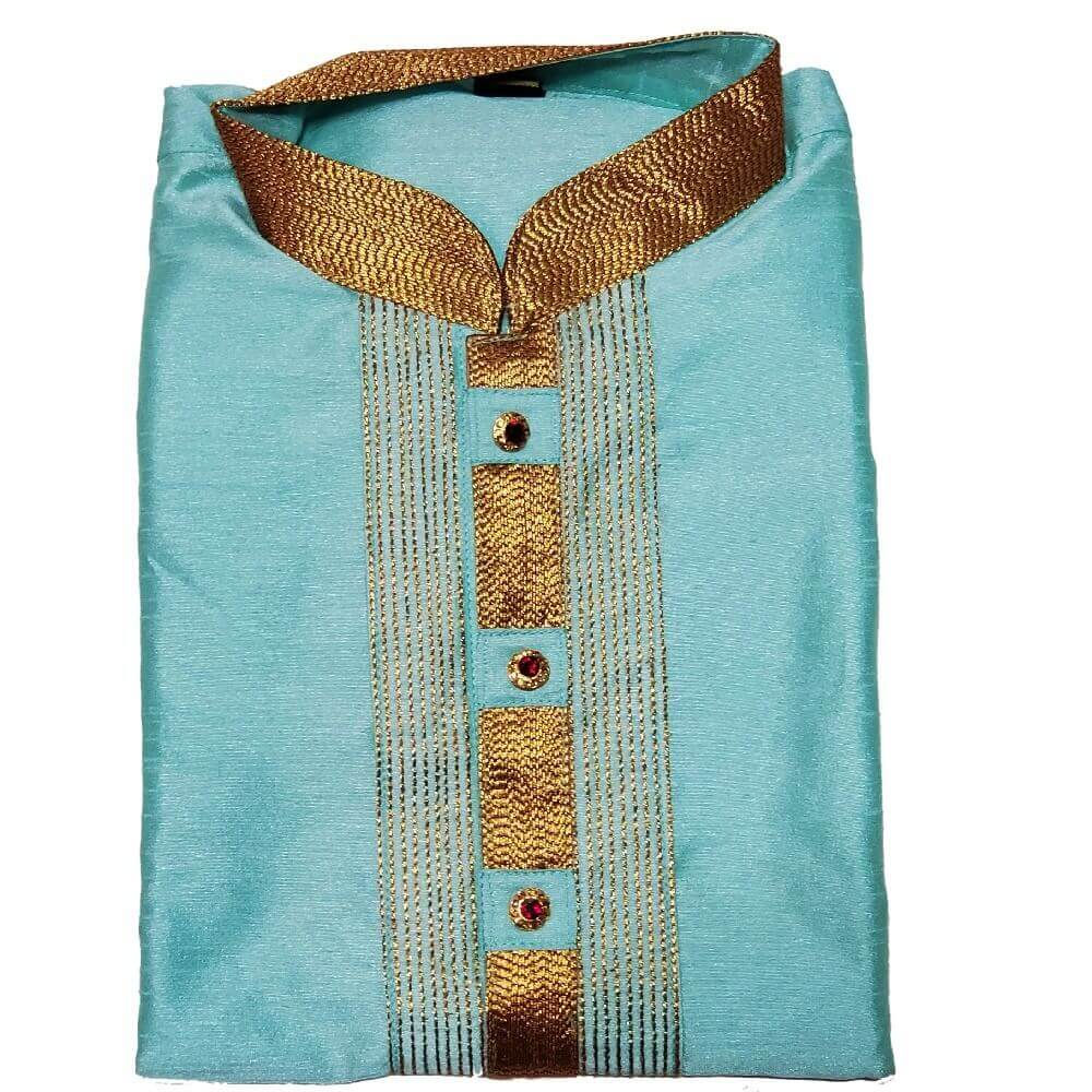 Boys Kurta Pyjama - Sea Green