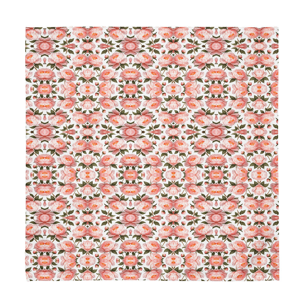 Thumbnail: Spring Roses Cloth napkin set
