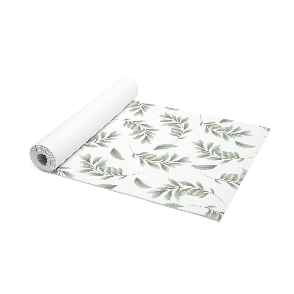 Thumbnail: Delicate Floral Foam Yoga Mat