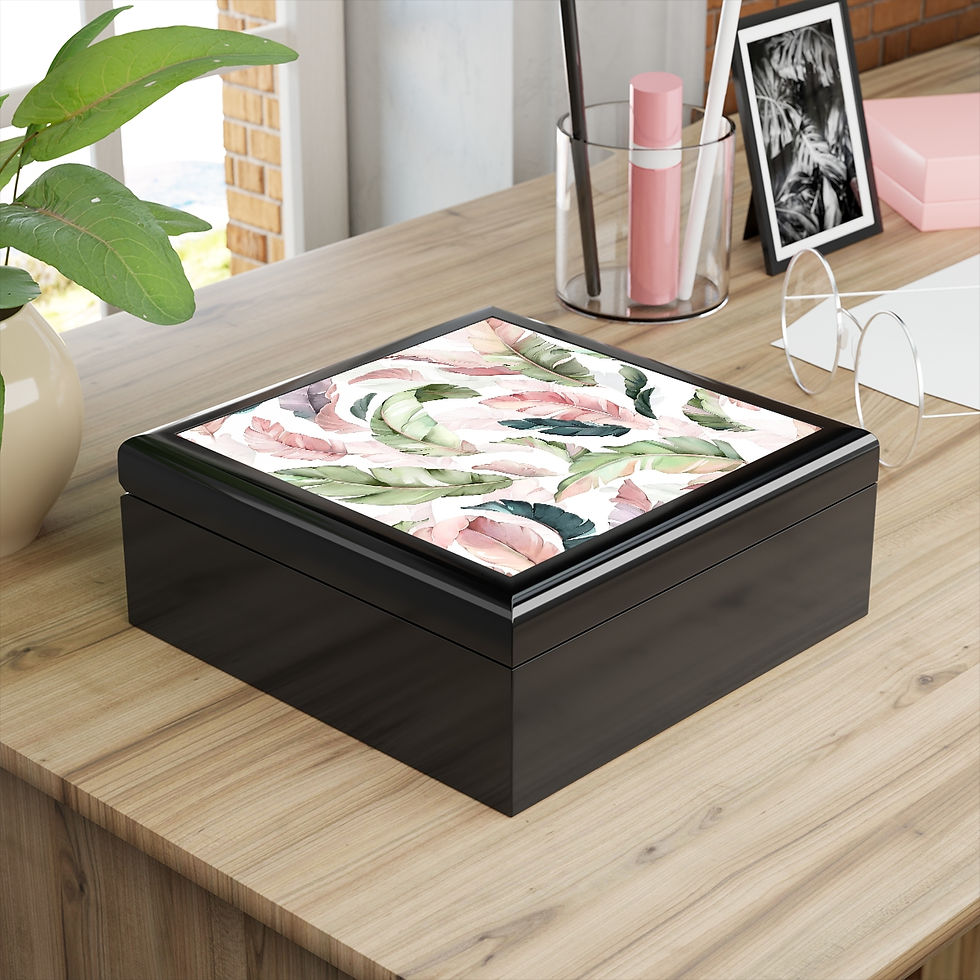 Thumbnail: Beautiful Leaves  Jewelry Box