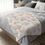 Thumbnail: Classic Vintage Victorian Floral & Modern Two-Sided Microfiber Blanket 