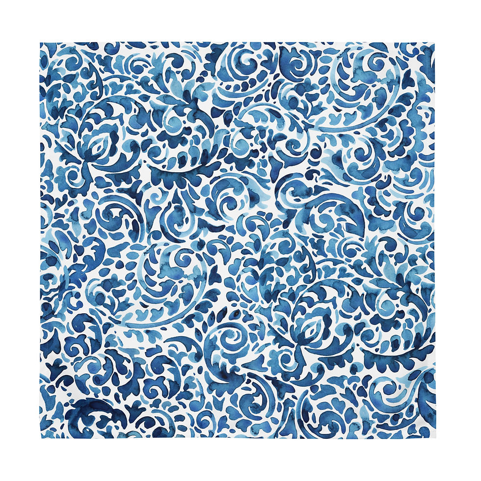 Thumbnail: Blue (Elephant) Cloth napkin set