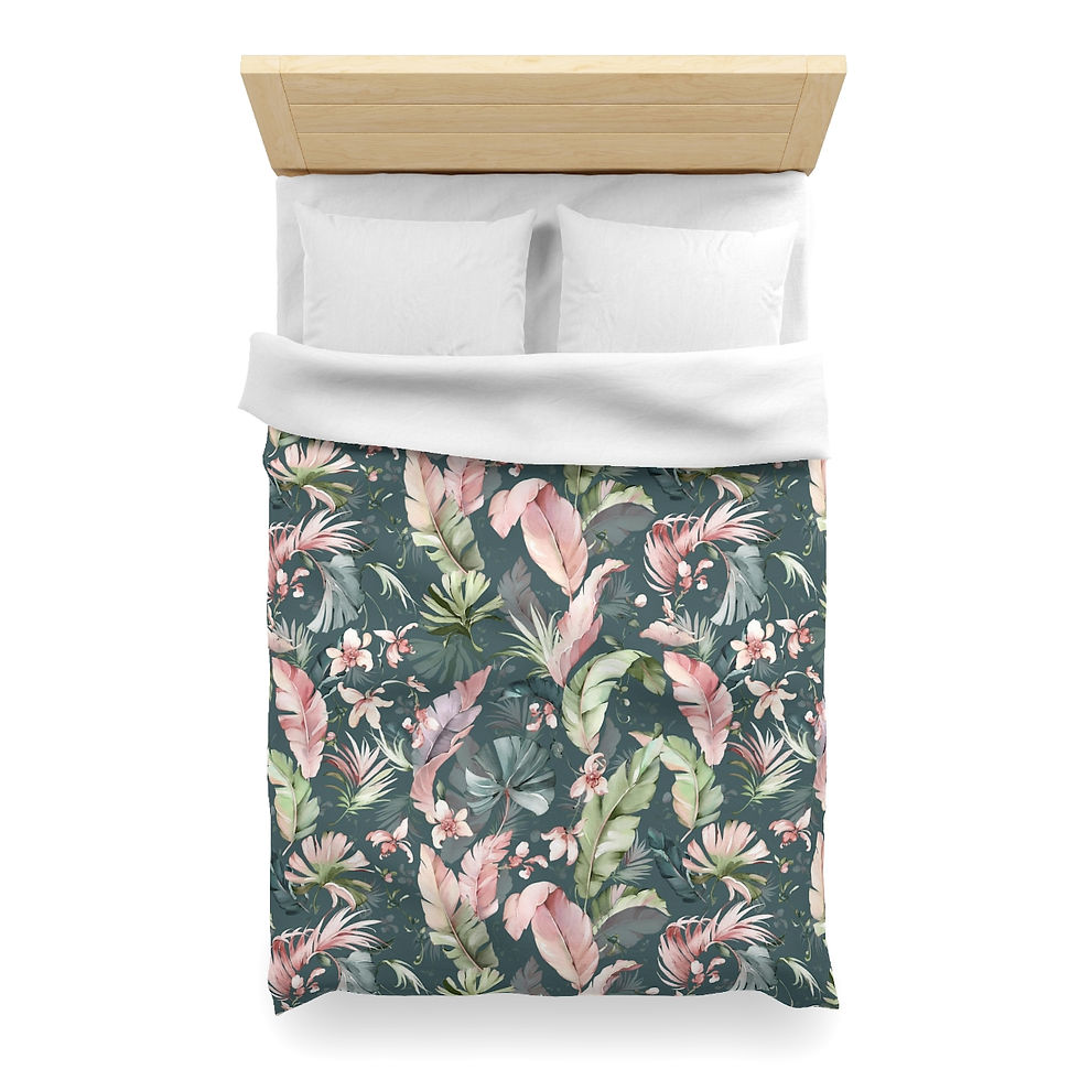 Thumbnail: Beautiful Leaves Microfiber Duvet Cover