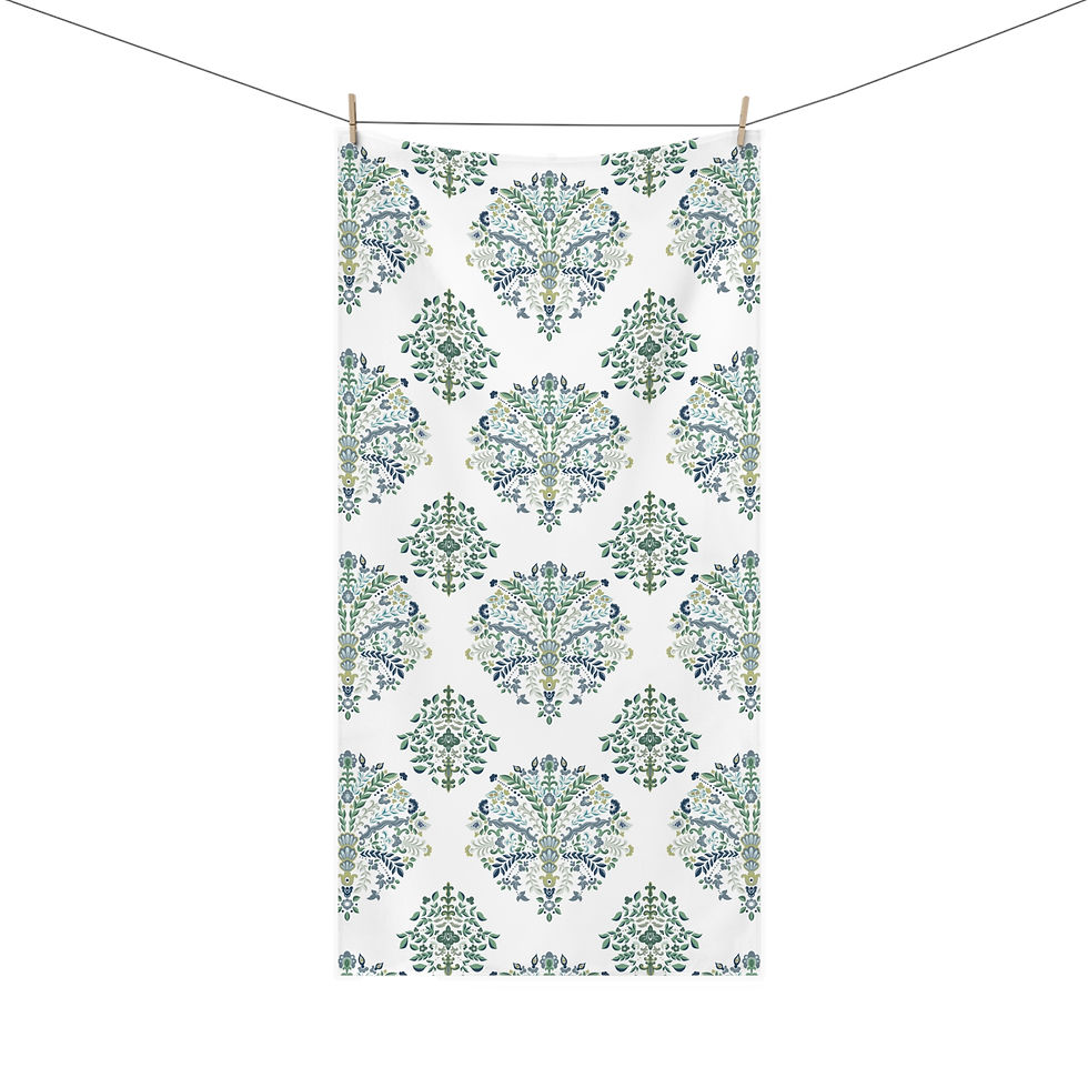 Thumbnail: Indigo Blue Mink-Cotton Towel - Luxurious Softness for Home & Spa