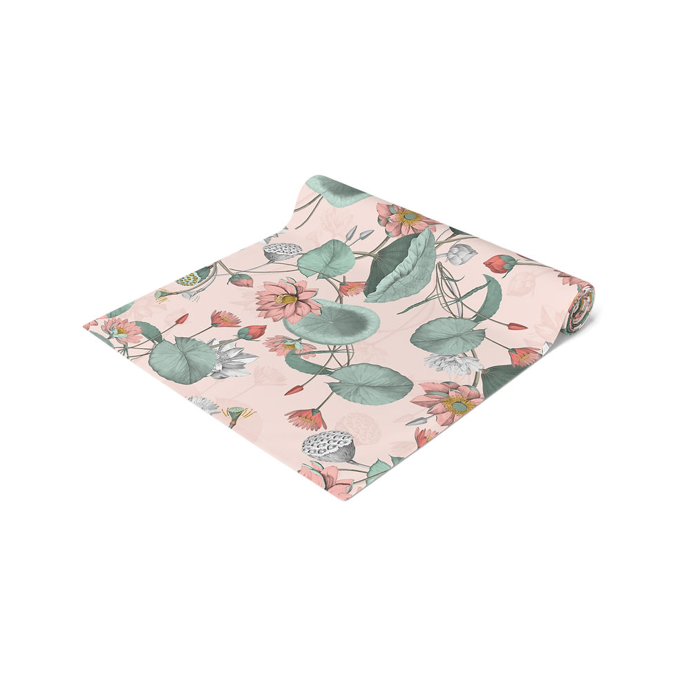 Thumbnail: Nelumbo Floral Table Runner 