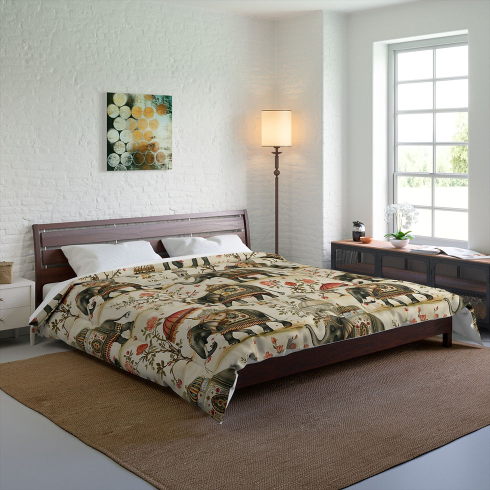 Thumbnail: Comforter - Rajahs Royal Elephants Comforter