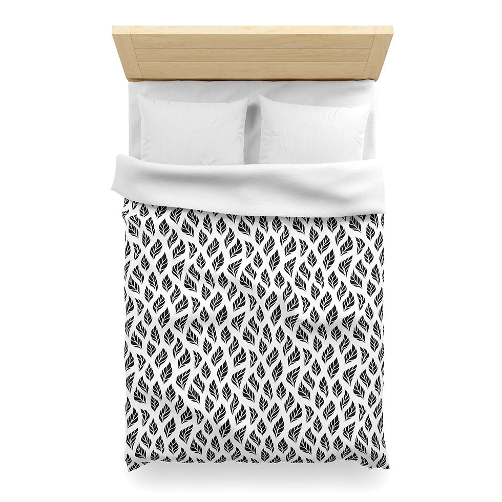 Thumbnail: Fall Leaves Microfiber Duvet Cover