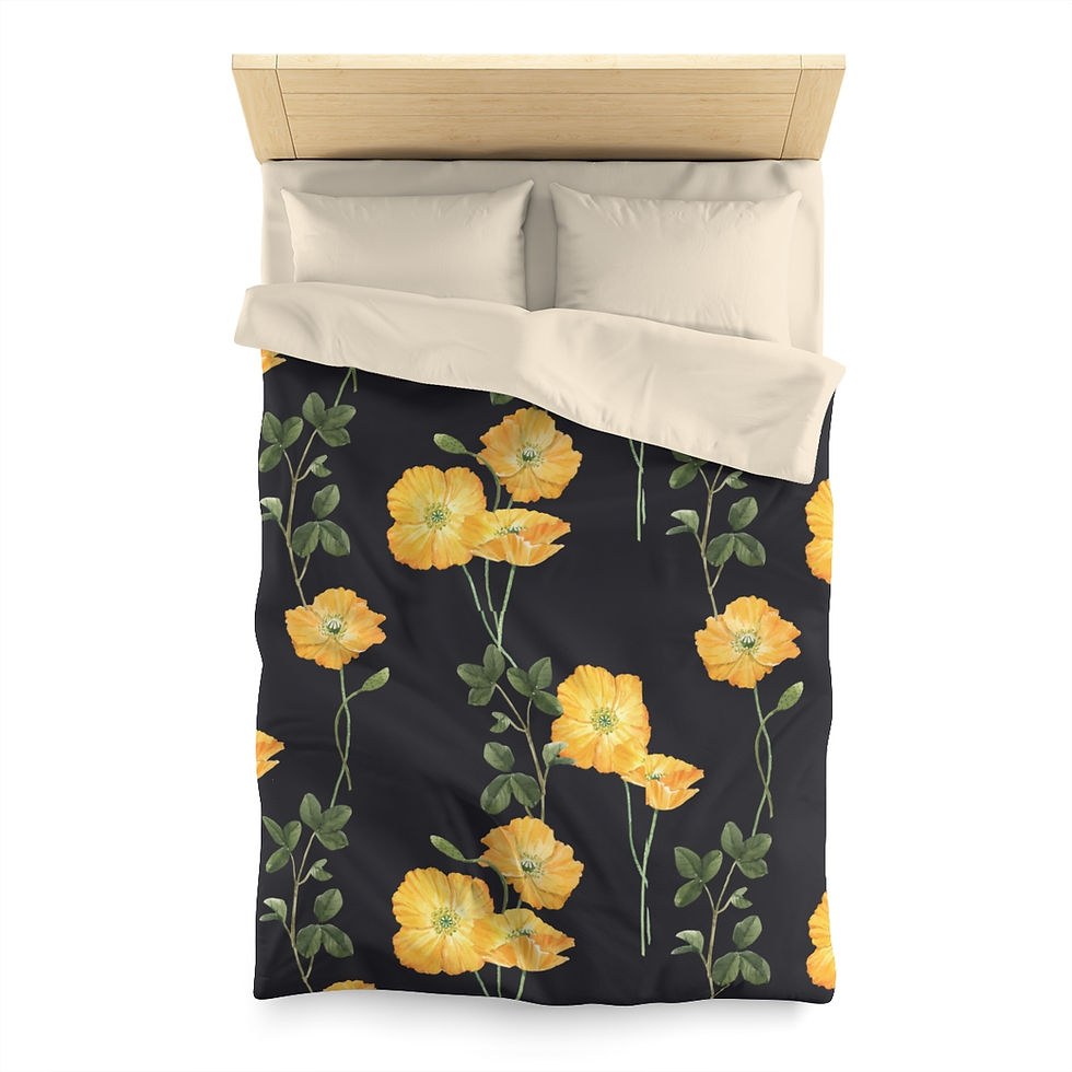 Thumbnail: Buttercup Microfiber Duvet Cover