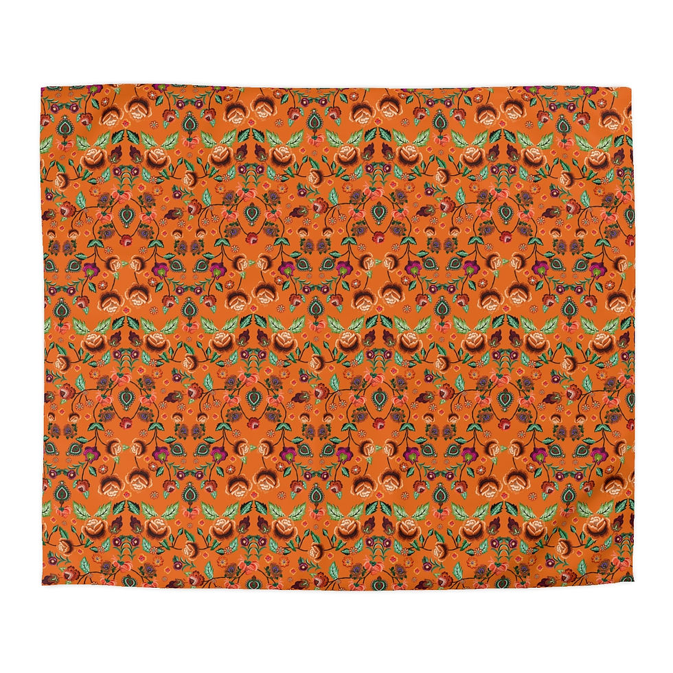 Thumbnail: Autumn's Roses Microfiber Duvet Cover