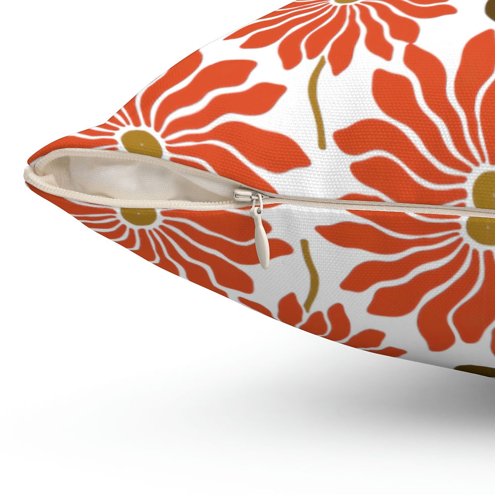 Thumbnail: Lotta Daisy Spun Polyester Square Pillow