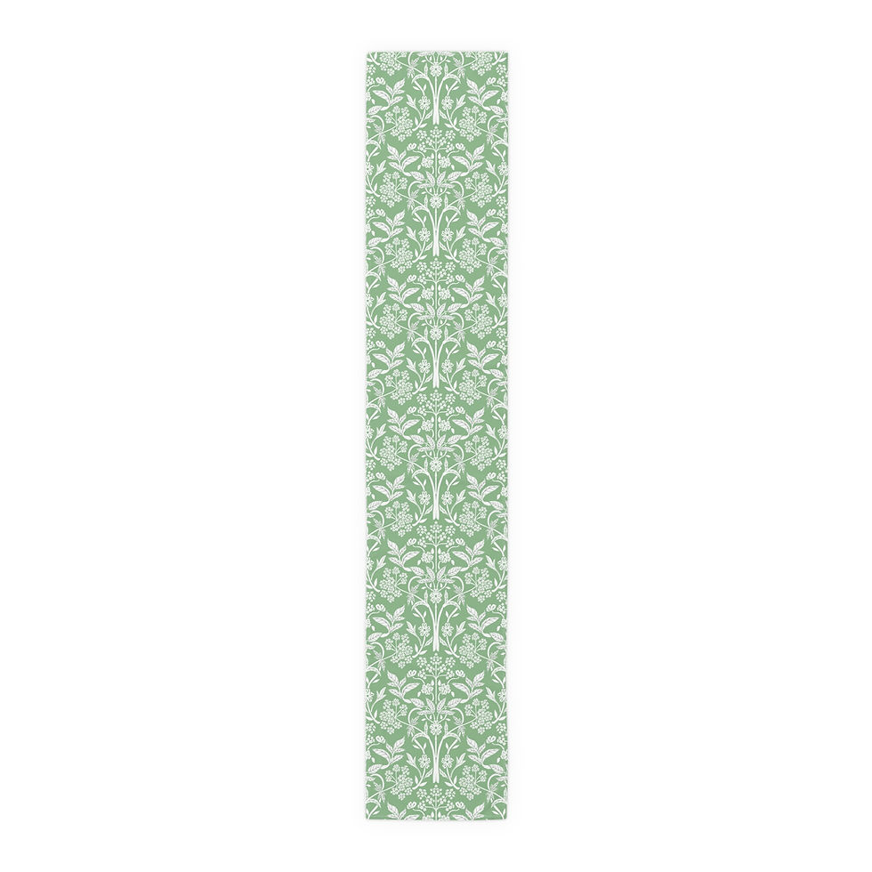 Thumbnail: Morris Inspired Floral Cotton Table Runner
