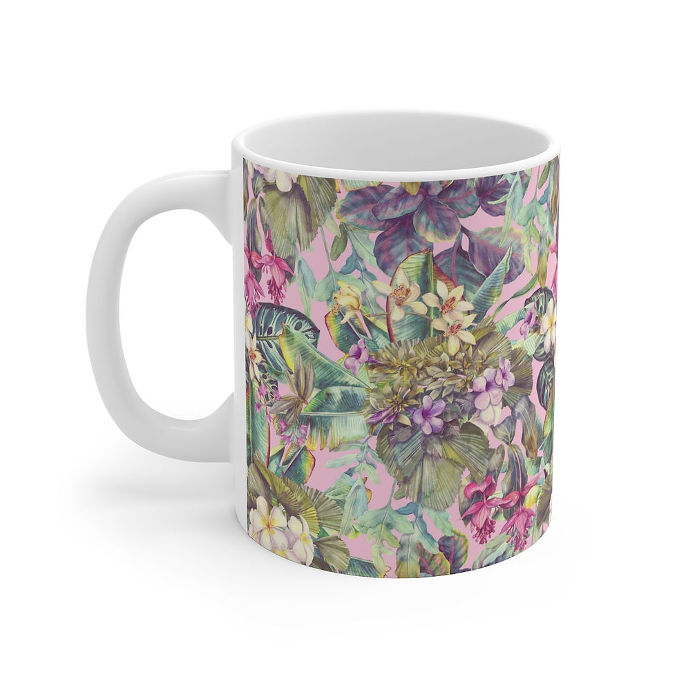 Thumbnail: Tula's Garden 1 11oz White Mug