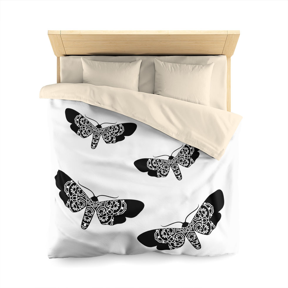 Thumbnail: Butterflies Microfiber Duvet Cover