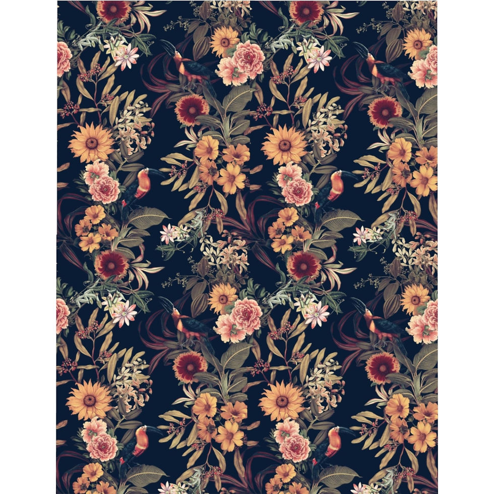 Thumbnail: Dark Garden Microfiber Duvet Cover
