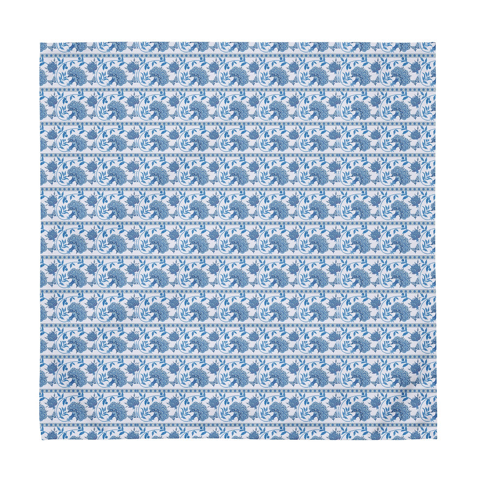 Thumbnail: Blue Patterns Cloth napkin set