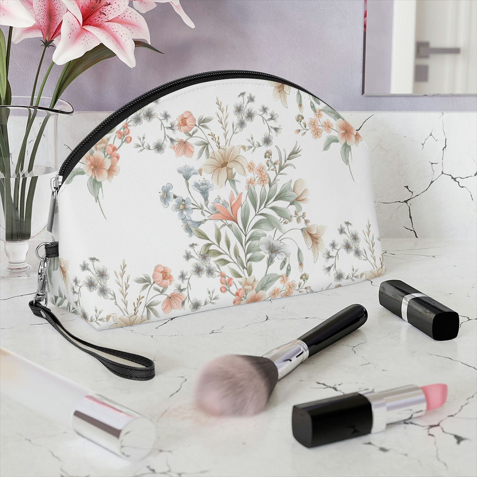 Thumbnail: Delicate Floral Makeup Bag