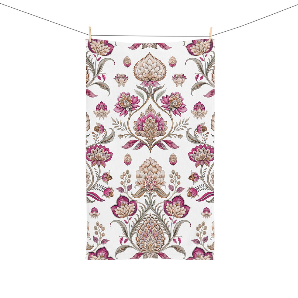 Thumbnail: Galeria Floral Hand Towel - Elegant Bathroom Decor