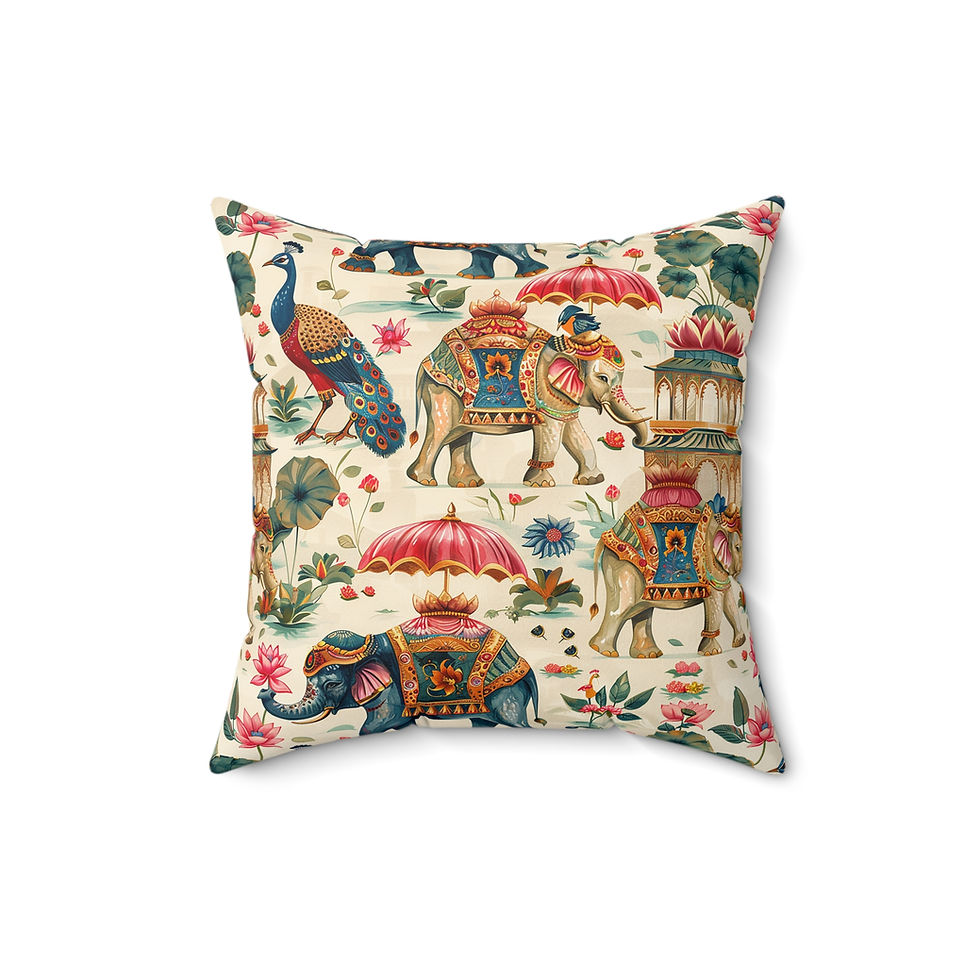 Thumbnail: Rajah's Royal Elephant Celebrations Pillow