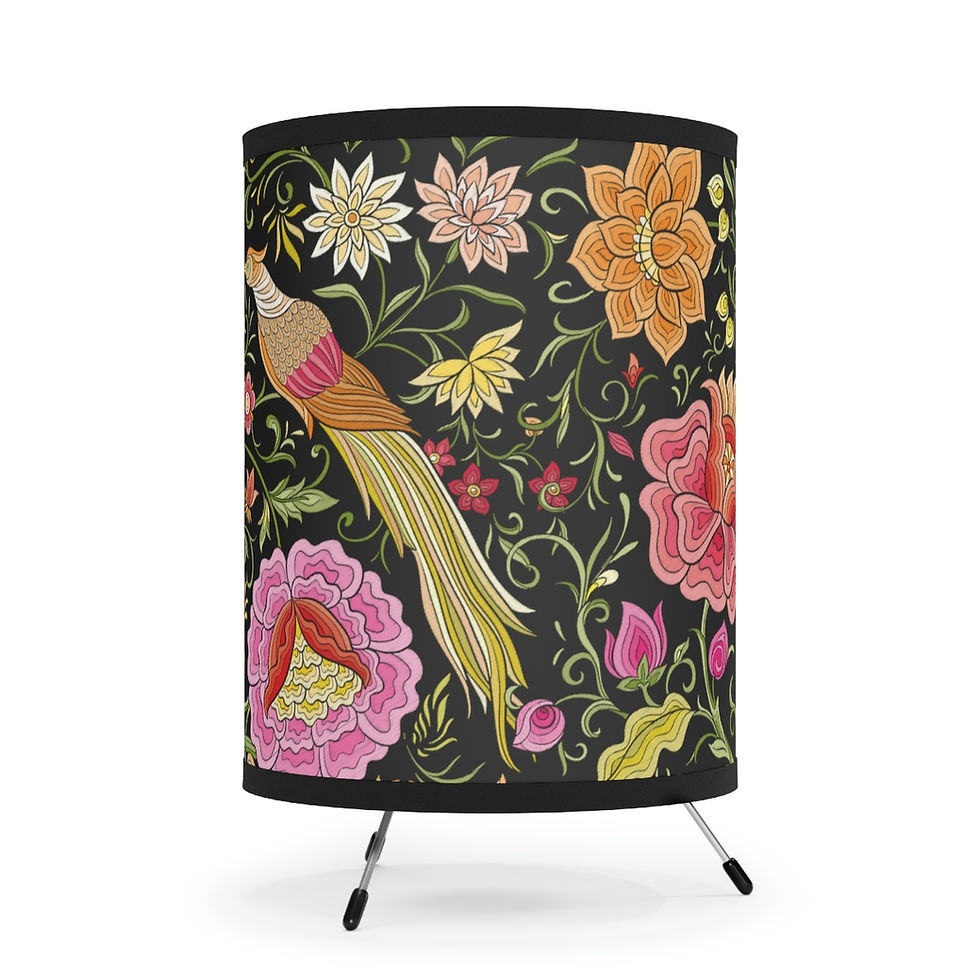 Thumbnail: East Garden (blk) Tripod Lamp 