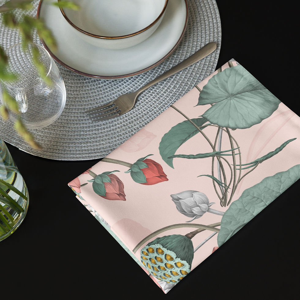Thumbnail: Nelumbo Cloth napkin set
