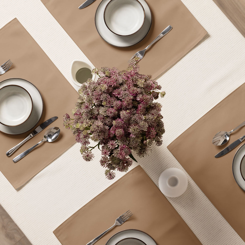 Thumbnail: Gold Damask Placemat Set