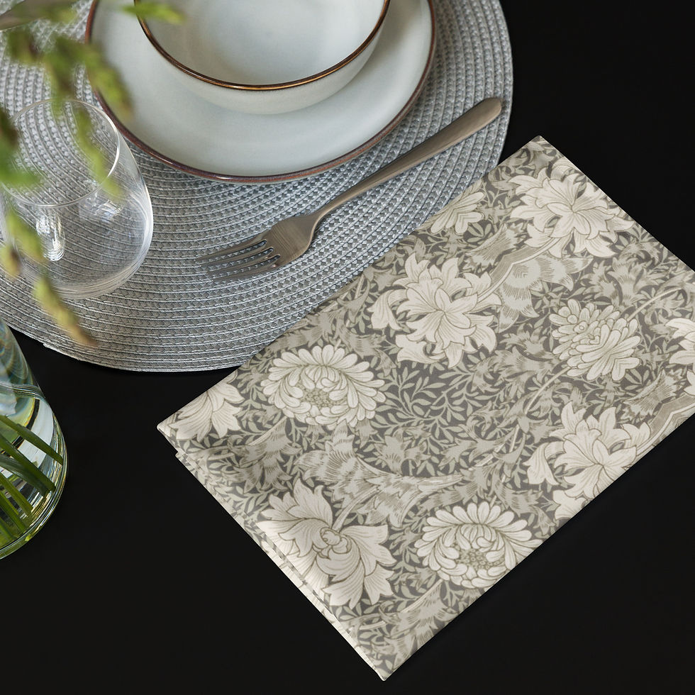 Thumbnail: Morris Design Cloth napkin set