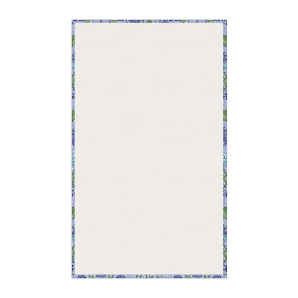 Thumbnail: Botanical Bird Cotton or Polyrster Tea Towels – Vibrant Floral Kitchen Decor