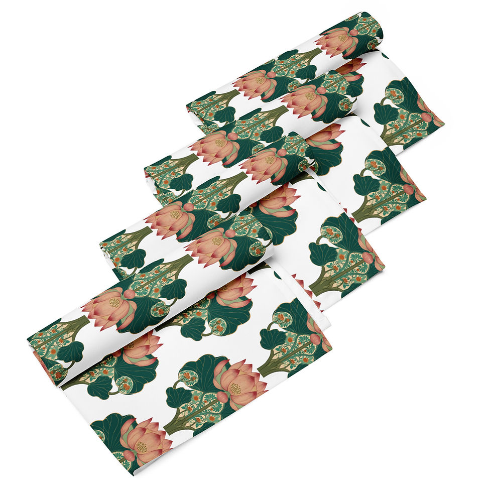 Thumbnail: Lilly Art Nouveau Cloth napkin set