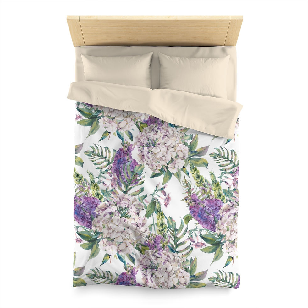Thumbnail: Lilac Microfiber Duvet Cover