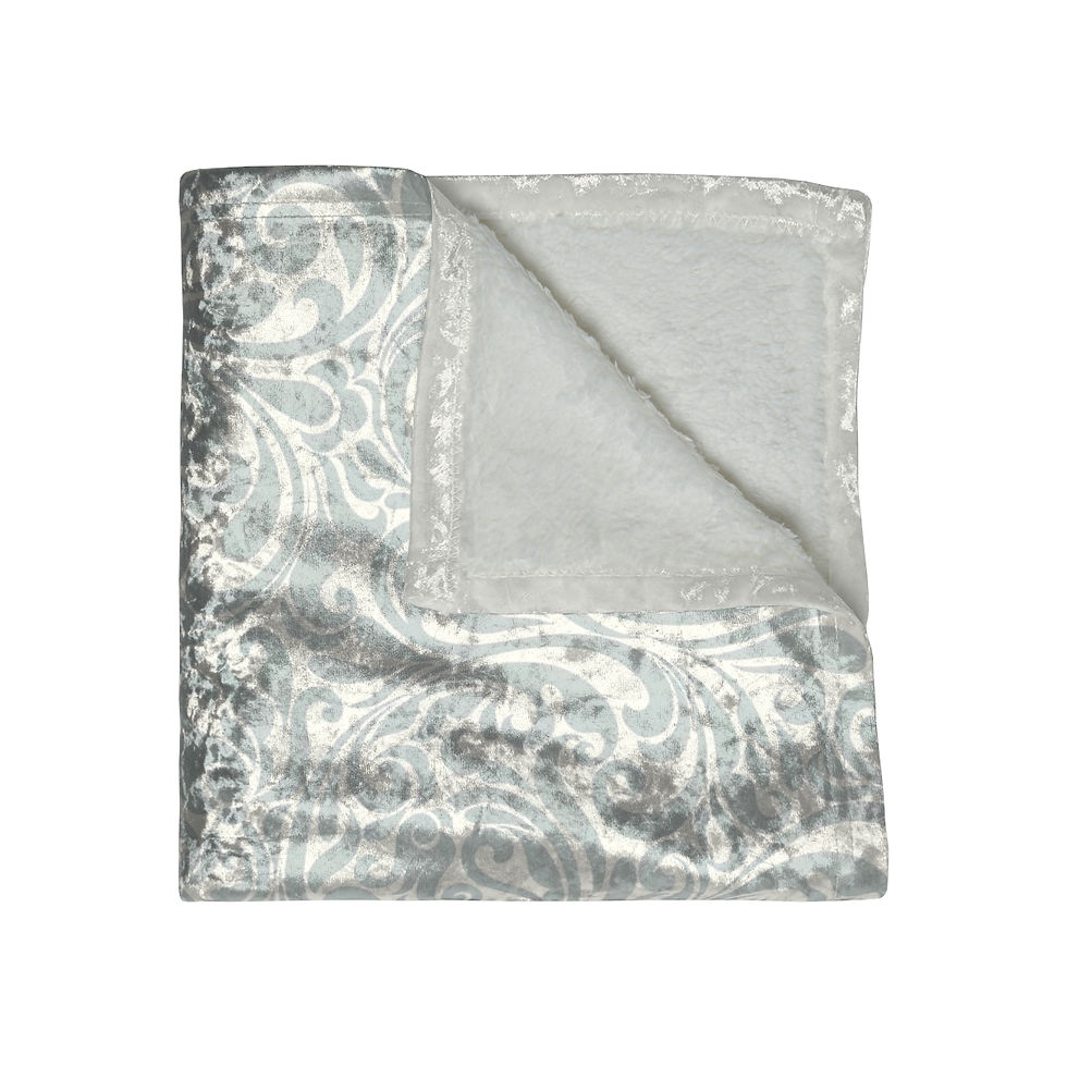 Thumbnail: Queen Anne Crushed Velvet Blanket