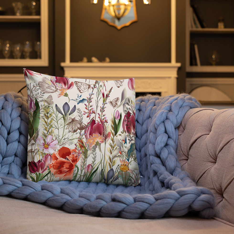 Blooms for Spring Premium Pillow
