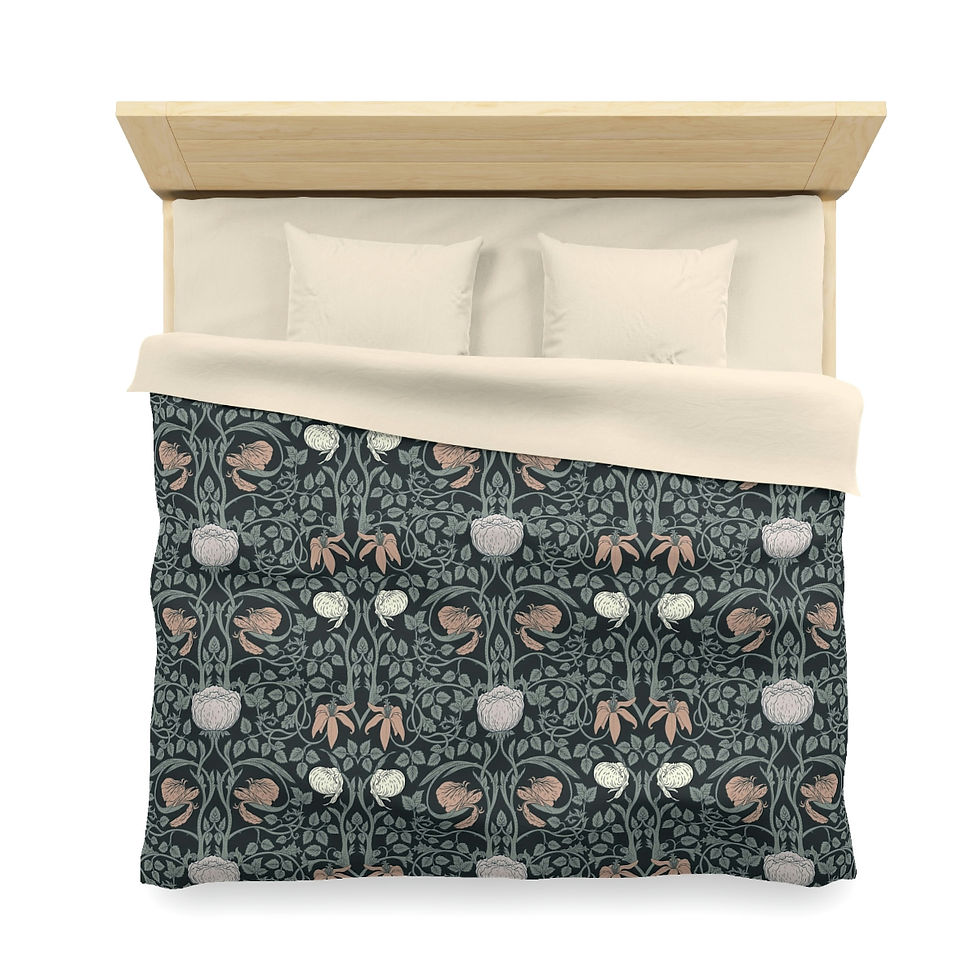 Thumbnail: William Morris Inspiration Microfiber Duvet Cover