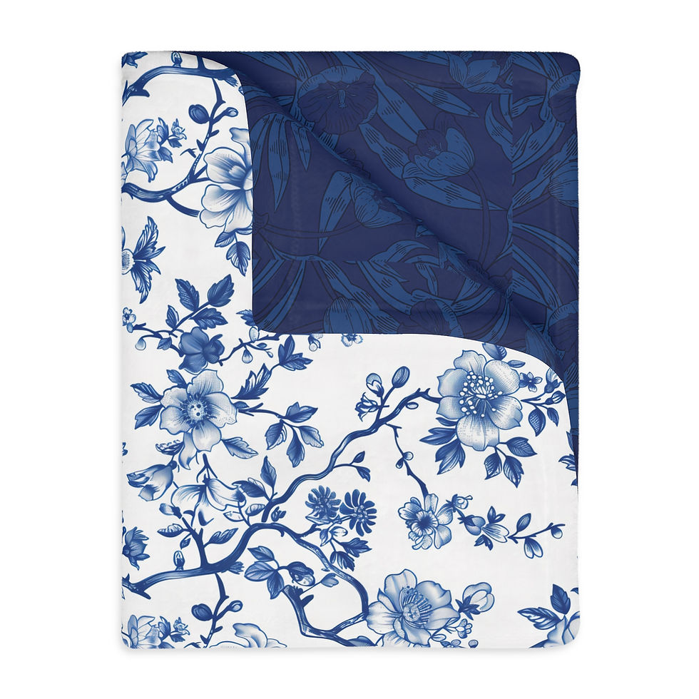 Thumbnail: Sheera Elegant Two-Sided Velveteen Microfiber Blanket 