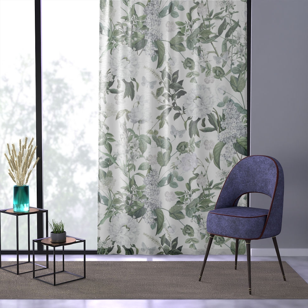 Thumbnail: Lush Green Window Curtain