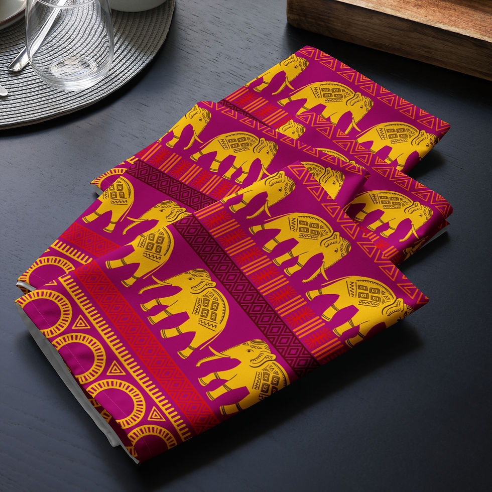 Thumbnail: Elephant Parade Cloth napkin set