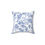 Thumbnail: Floral Faux Suede Square Pillow - Elegant Home Décor