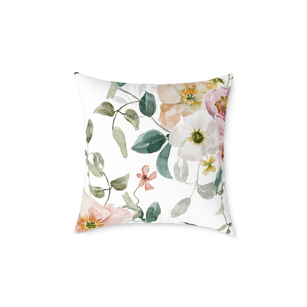 Thumbnail: Icelandic Poppies Spun Polyester Pillow