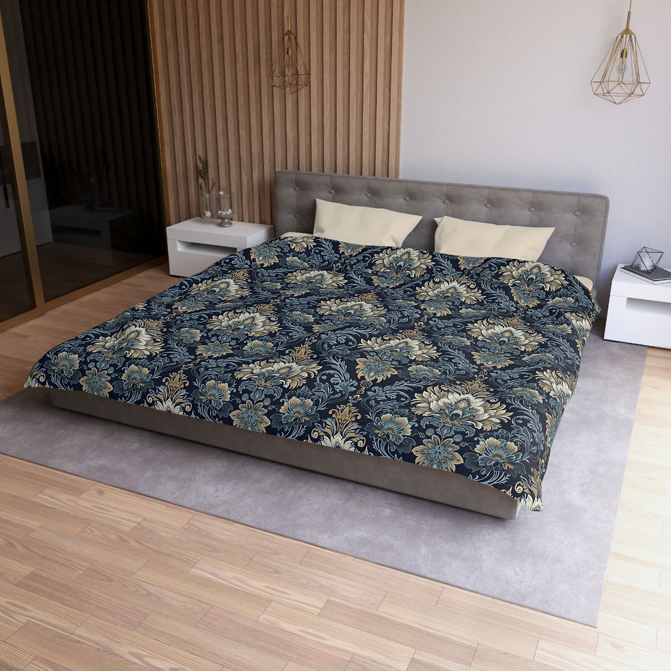 Thumbnail: Jacquard A Microfiber Duvet Cover 