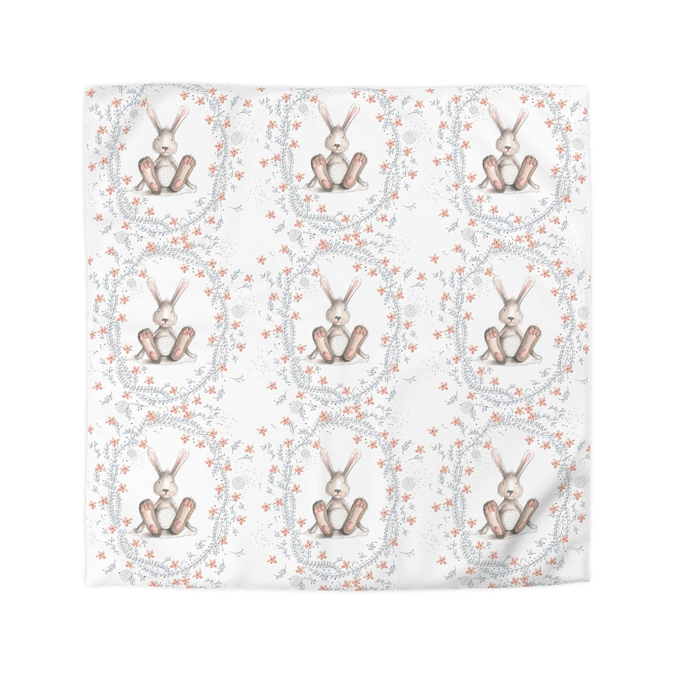 Thumbnail: LG Riley Rabbit Microfiber Duvet Cover