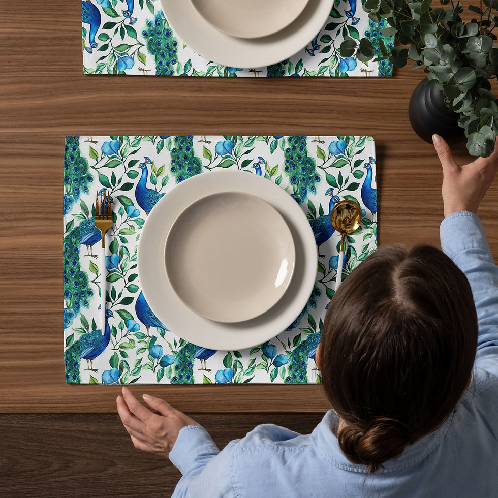 Thumbnail: Peacock Placemat Set