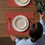 Thumbnail: Red Plaid Holiday Placemat Set