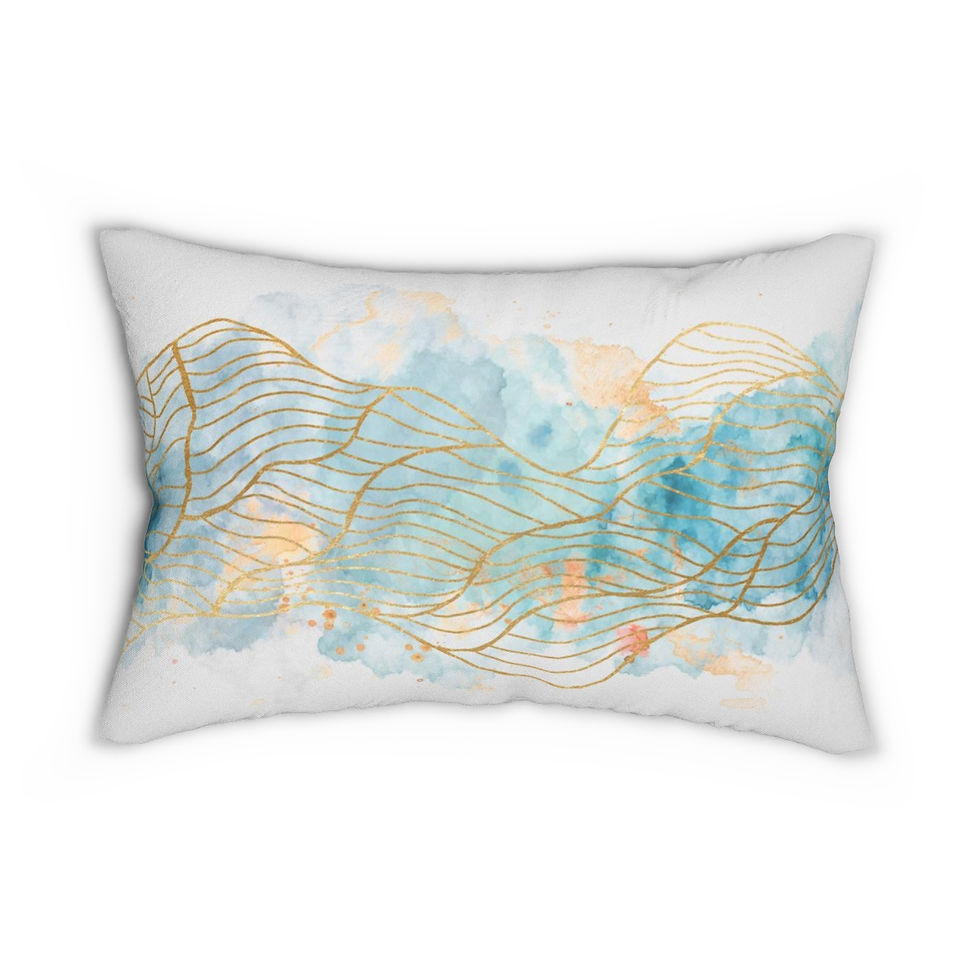 Thumbnail: New Sky Spun Polyester Lumbar Pillow