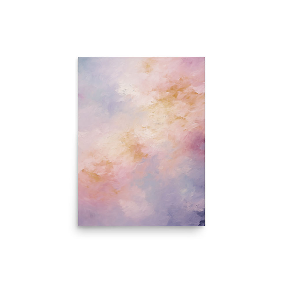 Thumbnail: Impressionist Pink Skies Poster