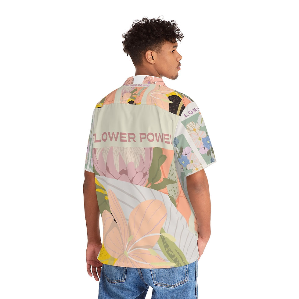 Thumbnail: London Flower Box Men's Hawaiian Shirt
