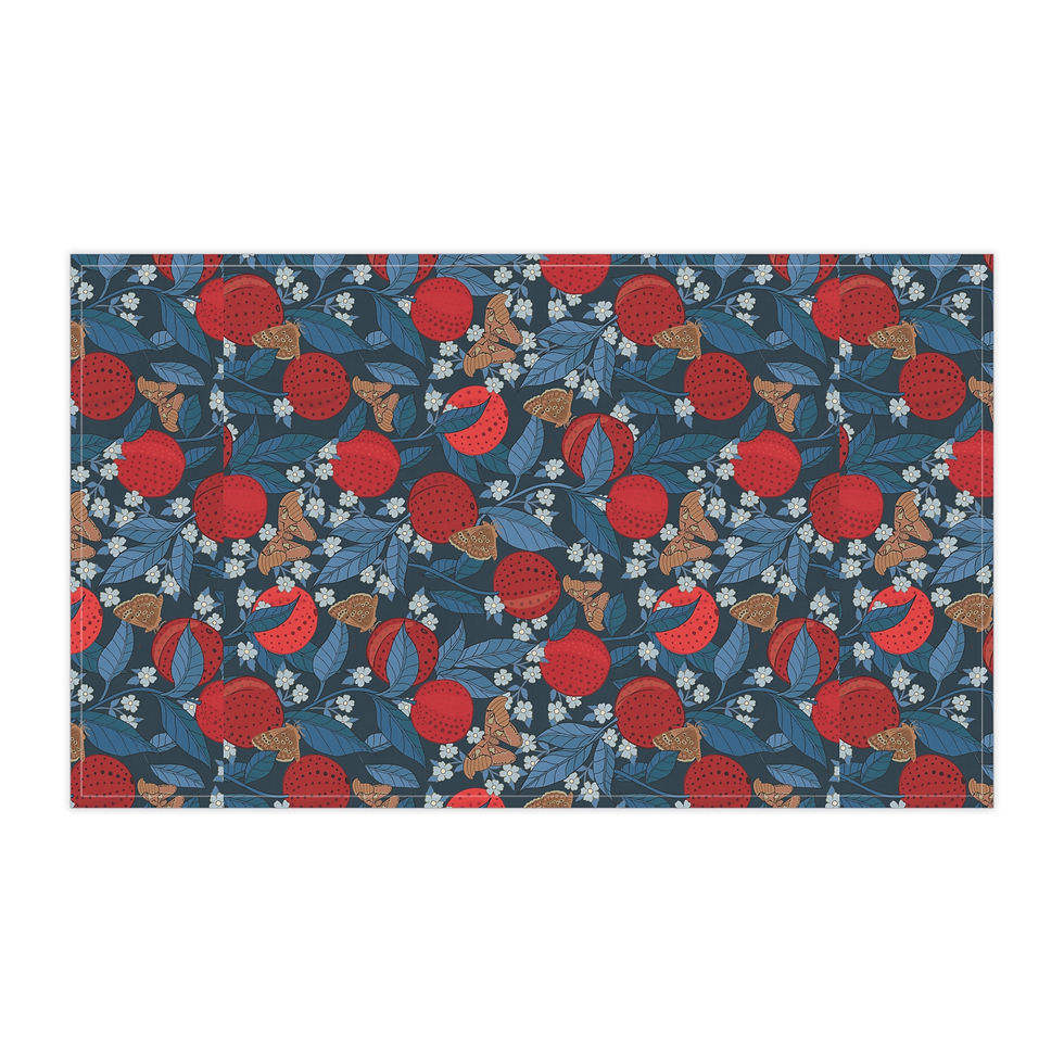 Thumbnail: Vibrant Fruit Pattern Tea Towels – Perfect for Home Décor & Gifting