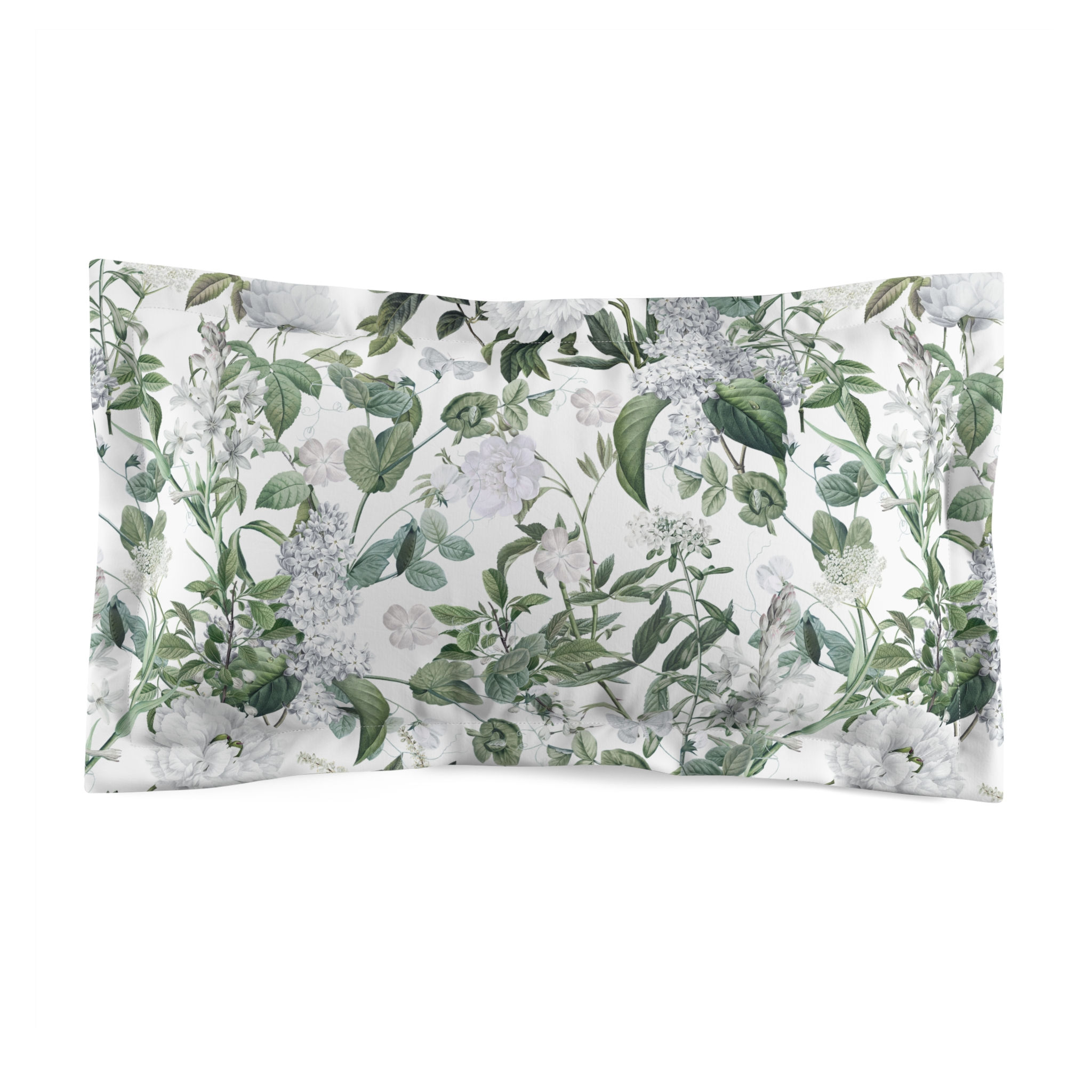 Lush Green Microfiber Pillow Sham