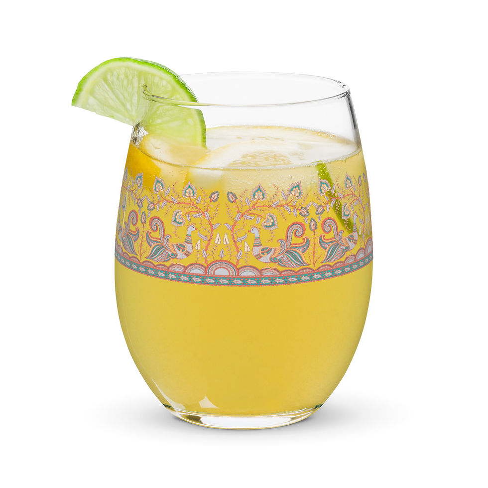 Thumbnail: Ornate 5 Stemless wine glass