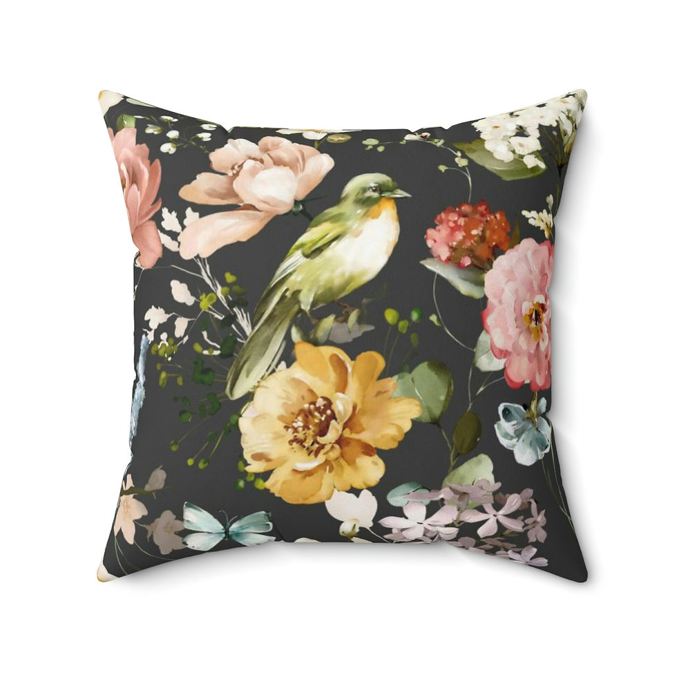 Thumbnail: Touch of Spring Spun Polyester Square Pillow