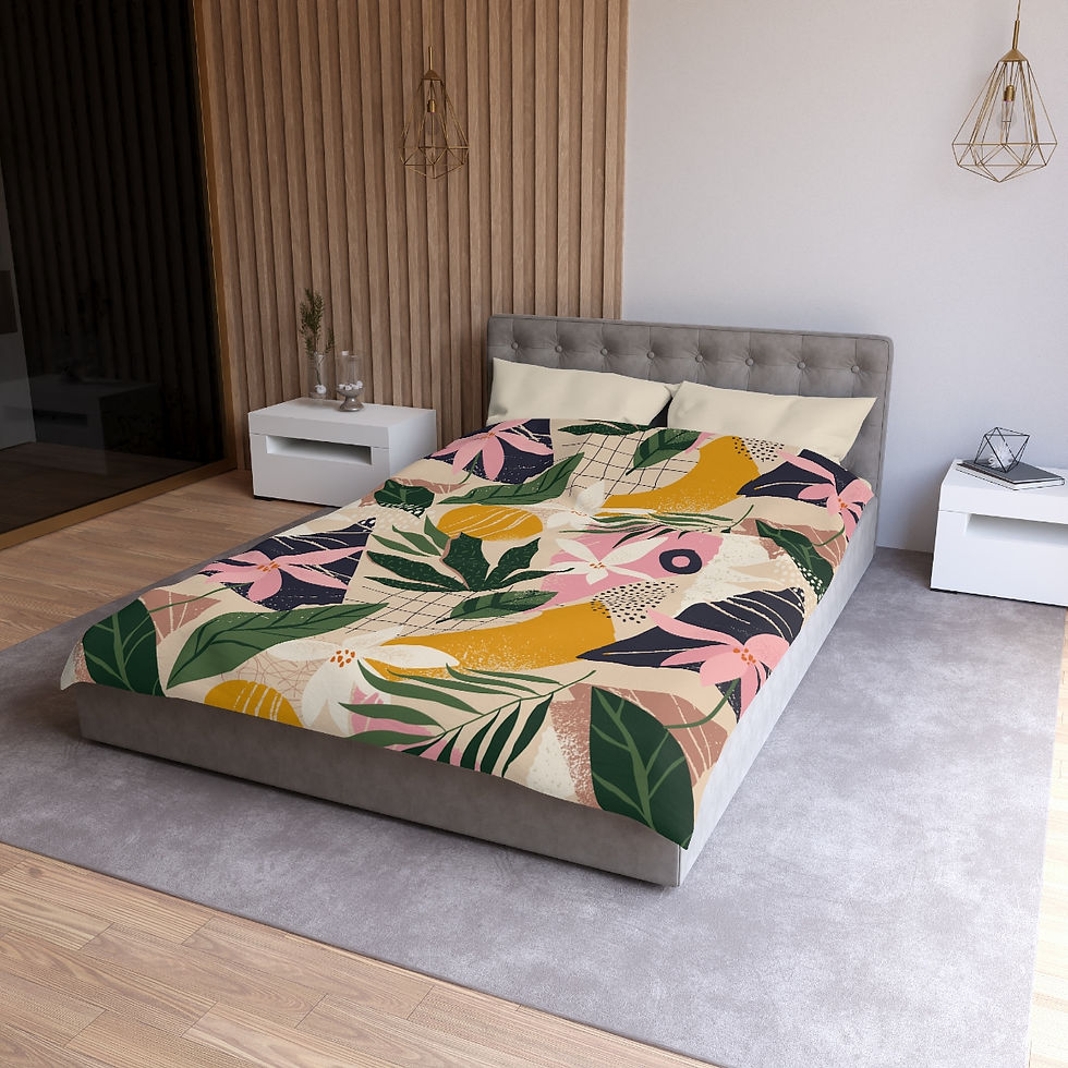 Thumbnail: Hawaiian Mod Microfiber Duvet Cover