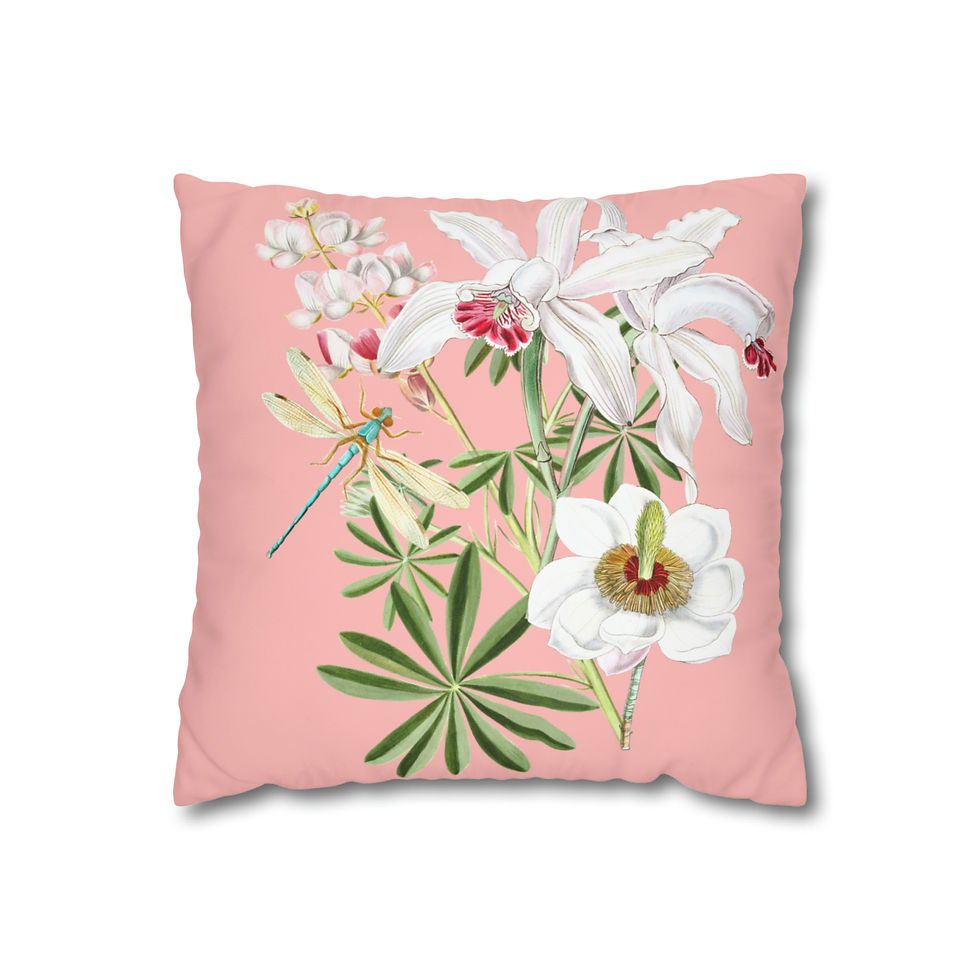 Thumbnail: Zilla Flowers Spun Polyester Pillowcase